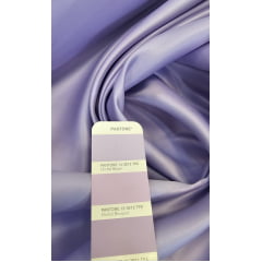 Cetim Bucol Liso Lavanda  SUJO - Comprimento 3 m x Largura 1,50 m 