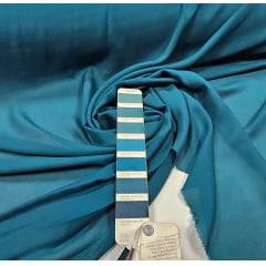 Crepe Georgete Liso Verde Esmeralda SUJO - Comprimento 1,70 m x Largura 1,50 m