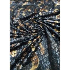 Couro Sintético Himalaia - Comprimento 0,70 cm x  Largura 1,50 m 