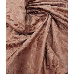 Jacquard Gobelem Pesado Tapecol Goiaba Floral - Comprimento 4 m x Largura 1,30 m 