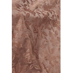 Jacquard Gobelem Pesado Tapecol Goiaba Floral - Comprimento 4 m x Largura 1,30 m 