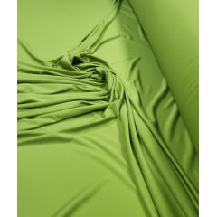 Malha Helanca Lisa Verde Oliva Claro - Comprimento 0,90 cm x Largura 1,80 m 