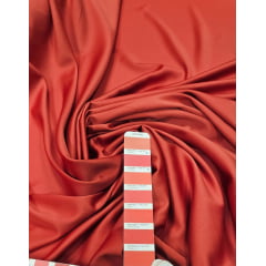 Crepe Amanda Liso Terracota - Comprimento 2,70 m x Largura 1,50 m 