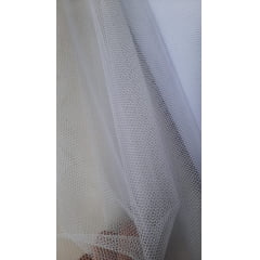 Filó Armado Branco 3,00 de Largura - Comprimento 0,50 cm