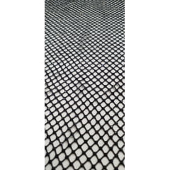 Tela Arrastão Preto com Pedrarias Preta - Comprimento 0,95 cm x Largura 1,30 m