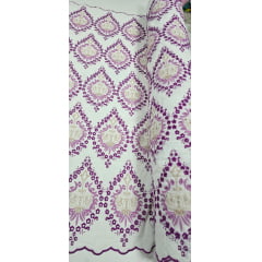 Layse Bordada Marrakech Fucsia Modelo 02 - Comprimento 4 m x Largura 1,30 m