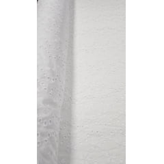 Layse Bordada Branco Modelo I82 - Comprimento 4 m x Largura 1,35 m 
