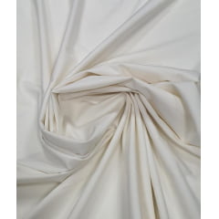 Tricoline Lisa Premium Off White 100% Algodão - Comprimento 3 m x Largura 1,50 m