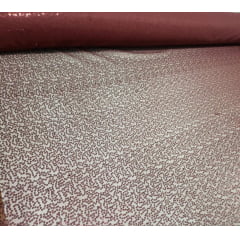 Mini Paetê Bordado Marsala - Comprimento 1 m x Largura 1,40 m 