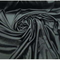 Cetim Bucol Liso com Elastano Russian Preto - Comprimento 1,50 m x Largura 1,47 m 