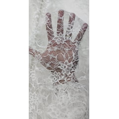 Renda Tipo Chantilly Off White ST01 - Comprimento 2 m x Largura 1,47 m 