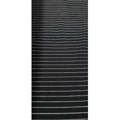 Lã Pesada Preta Risca de Giz - Comprimento 2,80 m x Largura 1,50 m 