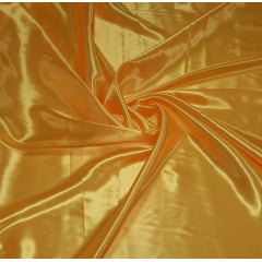 Cetim Charmeusse Liso Amarelo Gema - Comprimento 0,80 cm x Largura 1,47 m 
