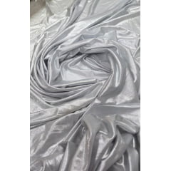 Malha Vinil Cirrê Prata COM SUJEIRA E FALHA - Comprimento 1,20 m x Largura 1,50 m  Malha Vinil Cirrê Prata COM SUJEIRA E FALHA - Comprimento 1,20 m x Largura 1,50 m