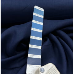Cambraia de Linho Puro Azul Marinho - 100% Linho - Comprimento 0,90 cm x Largura 1,40 m
