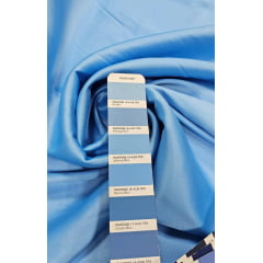 Gabardine Prada Azul Serenity Escuro - Comprimento 1,35 m x Largura 1,47 m 