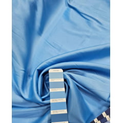 Gabardine Prada Azul Serenity Escuro - Comprimento 1,35 m x Largura 1,47 m