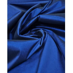 Tafetá com Elastano Azul Royal Escuro  - Comprimento 1 m x Largura 1,45 m 