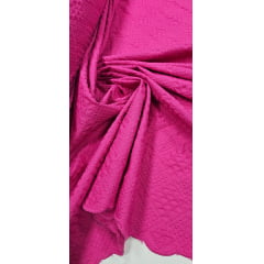 Linho Trovata Bordado Pink - Comprimento 0,85 cm x Largura 1,35 m
