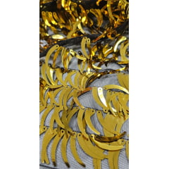 Paetê Bordado Blade Dourado - Comprimento 1 m x Largura 1,47 m