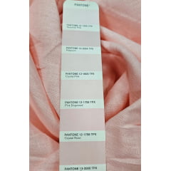 Linho Puro Rosa Bebê COM SUJEIRA - Comprimento 0,65 cm x Largura 1,40 m