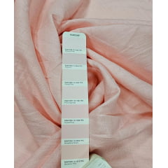 Linho Puro Rosa Bebê COM SUJEIRA - Comprimento 0,65 cm x Largura 1,40 m