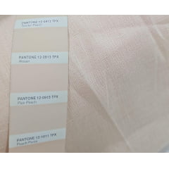 Linho Puro Pêssego COM SUJEIRA - Comprimento 1,55 x Largura 1,40 m