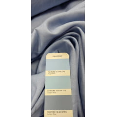Linho Puro Azul Serenity COM SUJEIRA - Comprimento 1 m x Largura 1,40 m