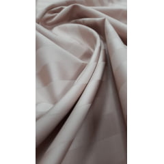 Percal Maquinetado Acetinado Rosê - 400 Fios  COM SUJEIRA NA BORDA - Largura 2,80m x Comprimento 0,70 cm