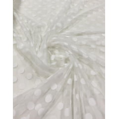 Tule Point Sprit Off White Grande COM DEFEITO NA COSTURA - Comprimento 1,70 m x Largura 1,80 m Tule Point Sprit Off White Grande COM DEFEITO NA COSTURA - Comprimento 1,70 m x Largura 1,80 m