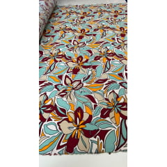 Popeline de Viscose Estampada 416CCOM FURO - Comprimento 080 cm x Largura 1,47 m