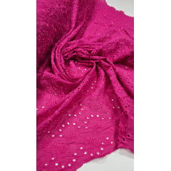 Layse Bordada Pink Modelo I82 COM SUJEIRA  - Comprimento 1 m x Largura 1,35 m 