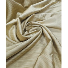 Jacquard Gobelem de Viscose Listrado Ouro  - Comprimento 1,50 x Largura 1,25 m