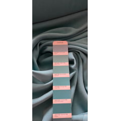 Viscose Lisa Premium Sarjada Aveludada Verde Tiffany Escuro - Comprimento 2,30 m x Largura 1,47 m