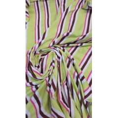 Malha viscolycra fundo limao listrado - Comprimento 0,90 cm x Largura 1,80 m Malha viscolycra fundo limao listrado - Comprimento 0,90 cm x Largura 1,80 m