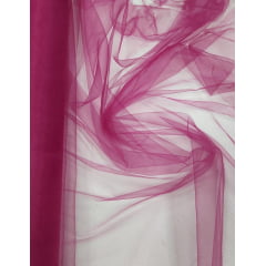 Tule 2º Pele Iluzione Fúcsia - Comprimento 2 m x Largura 1,40 m