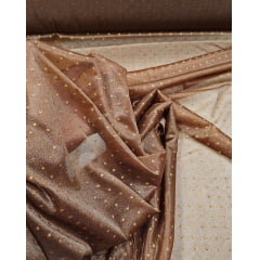 Lurex Glitz Terracota - Comprimento 1,30 m x Largura 1,60 m