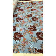 Popeline de Viscose Estampada 405D - Comprimento 2 m x Largura 1,47 m