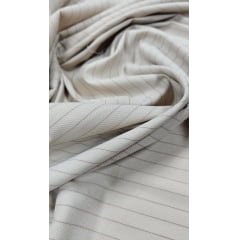 Tricoline Camisaria Fio 60  Estampada Listrada Marrom - Comprimento 3 m x Largura 1,45 m