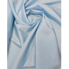 Tafetá Indiano Toque de Seda Azul Bebê  - Comprimento 3 m x Largura 1,45 m  