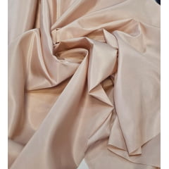 Tafetá Indiano Toque de Seda Rosê - Comprimento 4 m x Largura 1,45 m