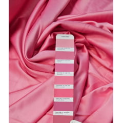 Crepe Amanda Liso Rosa Chiclete - Comprimento 1,50 x Largura 1,50 m