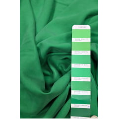 Viscose Lisa Premium Sarjada Aveludada Verde Bandeira - Comprimento 2 m x Largura 1,47 m