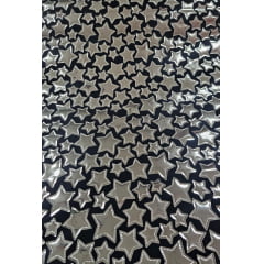 Veludo Bordado Flash Back STAR Prata - Comprimento 0,60 cm x Largura 1,50 m Veludo Bordado Flash Back STAR Prata - Comprimento 0,60 cm x Largura 1,50 m