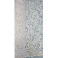 Layse Richelieu African Branco - Comprimento 0,85 cm x Largura 1,30 m