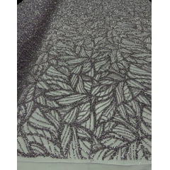 Tule com Glitter Diamond Lavanda ST1036  - Comprimento 0,80 cm x Largura 1,45 m