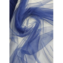 Tule 2º Pele Iluzione Azul Marinho  - Comprimento 3,50 m x Largura 1,40 m