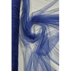 Tule 2º Pele Iluzione Azul Marinho  - Comprimento 3,50 m x Largura 1,40 m