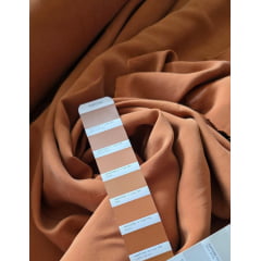 Viscose Lisa Premium Sarjada Aveludada Caramelo - Comprimento 2 m x Largura 1,47 m