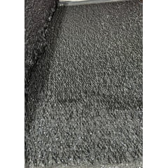 Tule Bordado com Paetês e Canutilhos Saab Cinza Chumbo - Comprimento 1 m x Largura 1,30 m